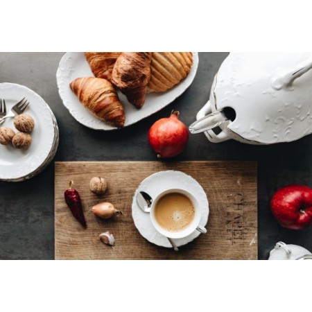 Rococo zestaw talerzy dla 6 osób 18 el. Platynowa Linia 3605