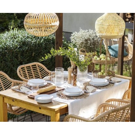 City zestaw talerzy dla 6 osób 18 el.Pustynny Piasek CT02