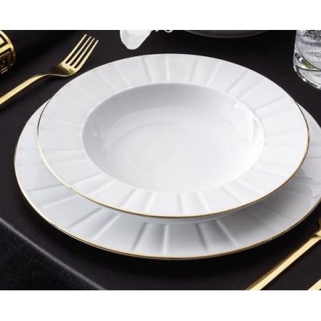 Oktawa zestaw talerzy dla 6 osób 18 el. Złota 3610
