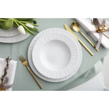 Oktawa serwis obiadowy dla 6 osób 25 el. Biała 0001