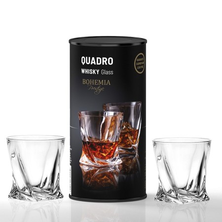 QUADRO SZKLANKA WHISKY 2SZT TUBA